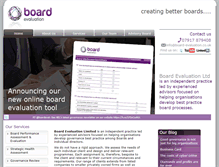 Tablet Screenshot of board-evaluation.co.uk